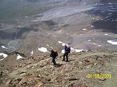 Salita dal Rif. Pizzini al Rif. Casati e ascensione al Cevedale il 1 agosto 2009 , esc. al Lago dei Caprioli in Val di Sole il 2  - FOTOGALLERY